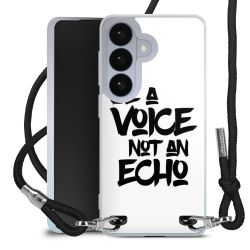 New Carry Case Transparent Stoff schwarz/silber