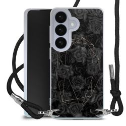 New Carry Case Transparent Stoff schwarz/silber