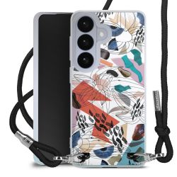 New Carry Case Transparent Stoff schwarz/silber