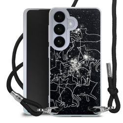 New Carry Case Transparent Stoff schwarz/silber