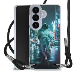 New Carry Case Transparent Stoff schwarz/silber