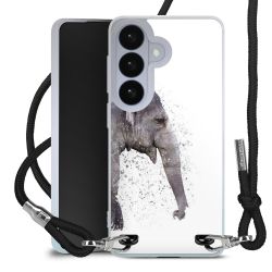 New Carry Case Transparent Stoff schwarz/silber