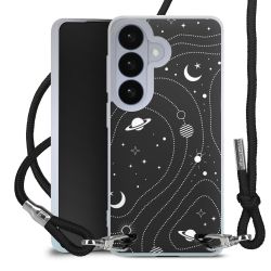 New Carry Case Transparent Stoff schwarz/silber