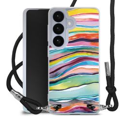 New Carry Case Transparent Stoff schwarz/silber