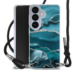 New Carry Case Transparent Stoff schwarz/silber