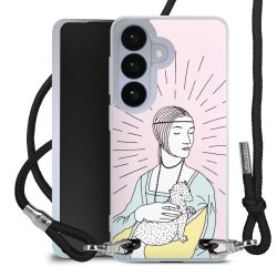 New Carry Case Transparent Stoff schwarz/silber