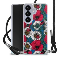 New Carry Case Transparent Stoff schwarz/silber