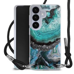 New Carry Case Transparent Stoff schwarz/silber