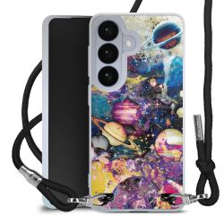 New Carry Case Transparent Stoff schwarz/silber