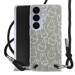 New Carry Case Transparent Stoff schwarz/silber