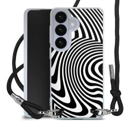 New Carry Case Transparent Stoff schwarz/silber