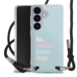 New Carry Case Transparent Stoff schwarz/silber