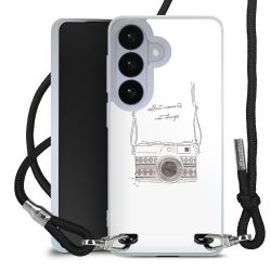 New Carry Case Transparent Stoff schwarz/silber