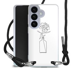 New Carry Case Transparent Stoff schwarz/silber