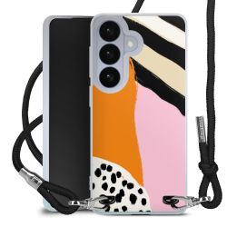 New Carry Case Transparent Stoff schwarz/silber