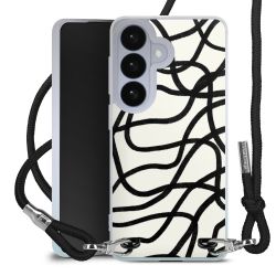 New Carry Case Transparent Stoff schwarz/silber