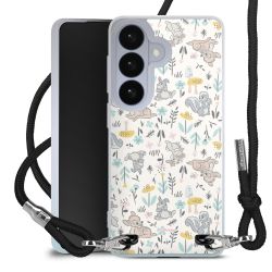 New Carry Case Transparent Stoff schwarz/silber