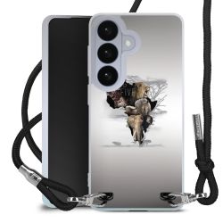 New Carry Case Transparent Stoff schwarz/silber