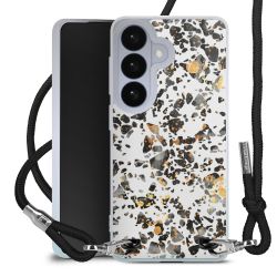 New Carry Case Transparent Stoff schwarz/silber