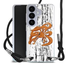 New Carry Case Transparent Stoff schwarz/silber