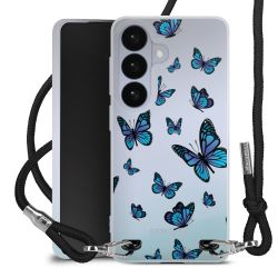 New Carry Case Transparent Stoff schwarz/silber