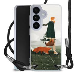 New Carry Case Transparent Stoff schwarz/silber