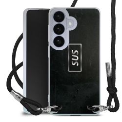 New Carry Case Transparent Stoff schwarz/silber