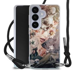 New Carry Case Transparent Stoff schwarz/silber