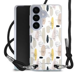 New Carry Case Transparent Stoff schwarz/silber