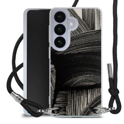 New Carry Case Transparent Stoff schwarz/silber