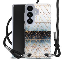 New Carry Case Transparent Stoff schwarz/silber