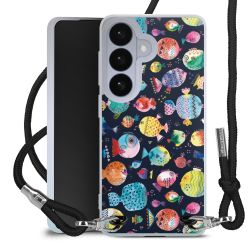 New Carry Case Transparent Stoff schwarz/silber