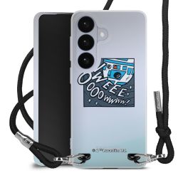 New Carry Case Transparent Stoff schwarz/silber