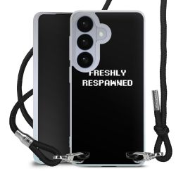 New Carry Case Transparent Stoff schwarz/silber