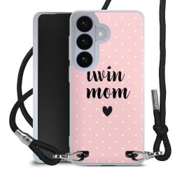 New Carry Case Transparent Stoff schwarz/silber