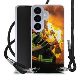 New Carry Case Transparent Stoff schwarz/silber