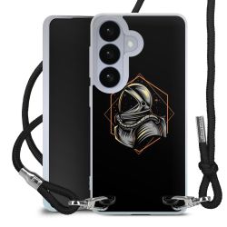 New Carry Case Transparent Stoff schwarz/silber