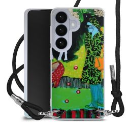 New Carry Case Transparent Stoff schwarz/silber