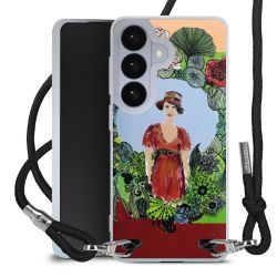 New Carry Case Transparent Stoff schwarz/silber