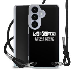 New Carry Case Transparent Stoff schwarz/silber