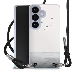 New Carry Case Transparent Stoff schwarz/silber