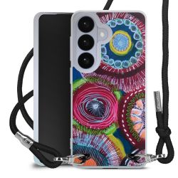 New Carry Case Transparent Stoff schwarz/silber