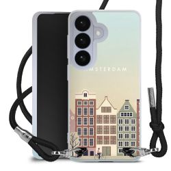 New Carry Case Transparent Stoff schwarz/silber