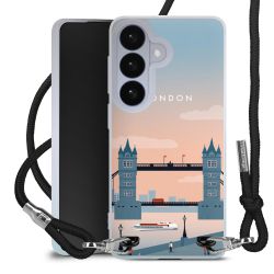 New Carry Case Transparent Stoff schwarz/silber