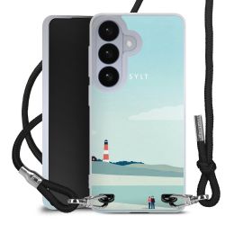 New Carry Case Transparent Stoff schwarz/silber