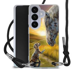 New Carry Case Transparent Stoff schwarz/silber