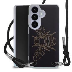 New Carry Case Transparent Stoff schwarz/silber