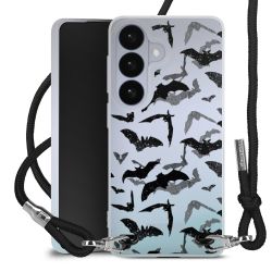 New Carry Case Transparent Stoff schwarz/silber