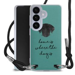 New Carry Case Transparent Stoff schwarz/silber