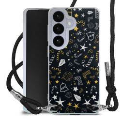 New Carry Case Transparent Stoff schwarz/silber